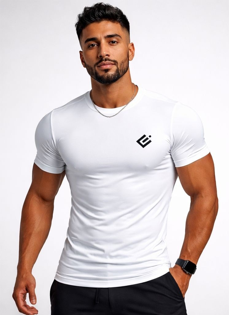 White Body Fit T-Shirt