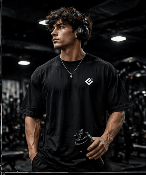 Black Oversized T-Shirt