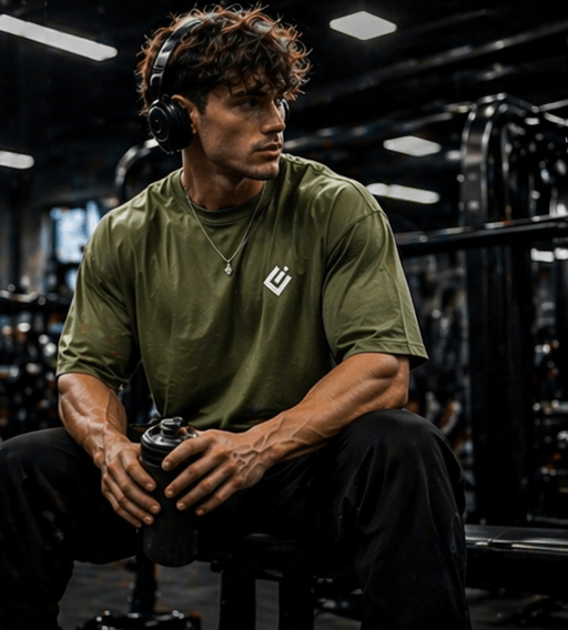 Olive Green Oversized T-Shirt